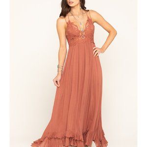 Free People Adella Dress - Copper - Size S